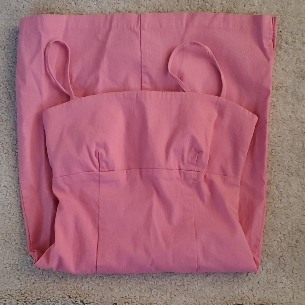Pink mini dress